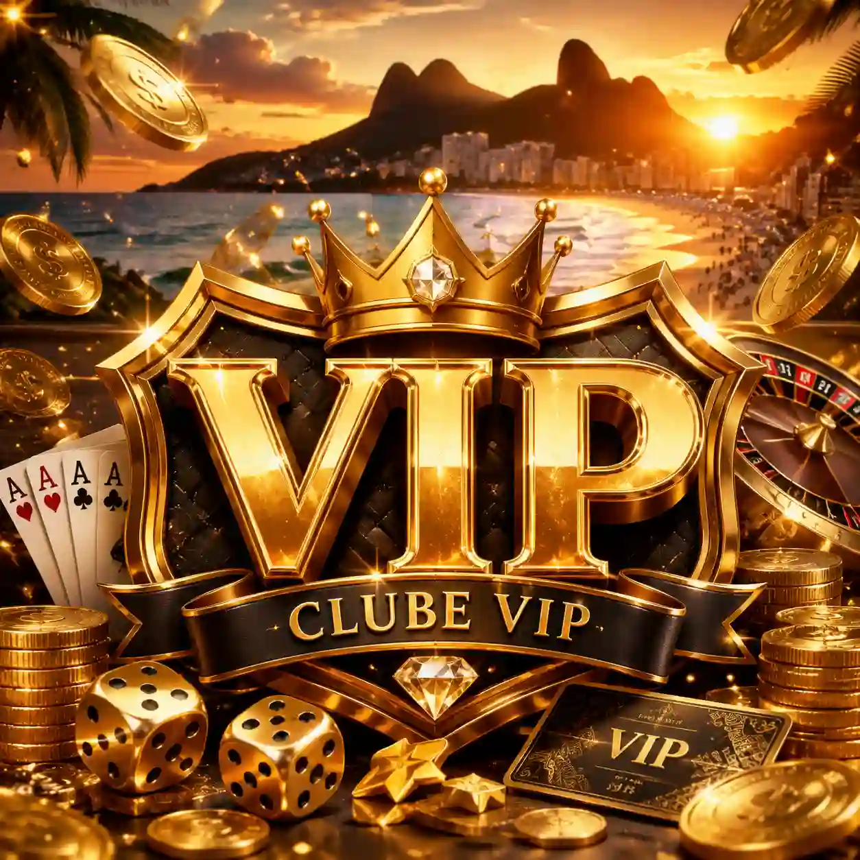 Card dourado representando status VIP 36h